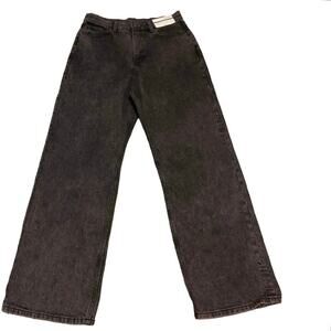 Arizona Jean Skater Jean | Highest rise wide leg jean | Black purple | Size 11